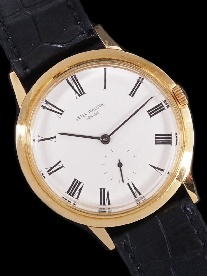 1967 Patek Philippe Ref. 3542 18k Yellow Gold w/ Box & Original Papers