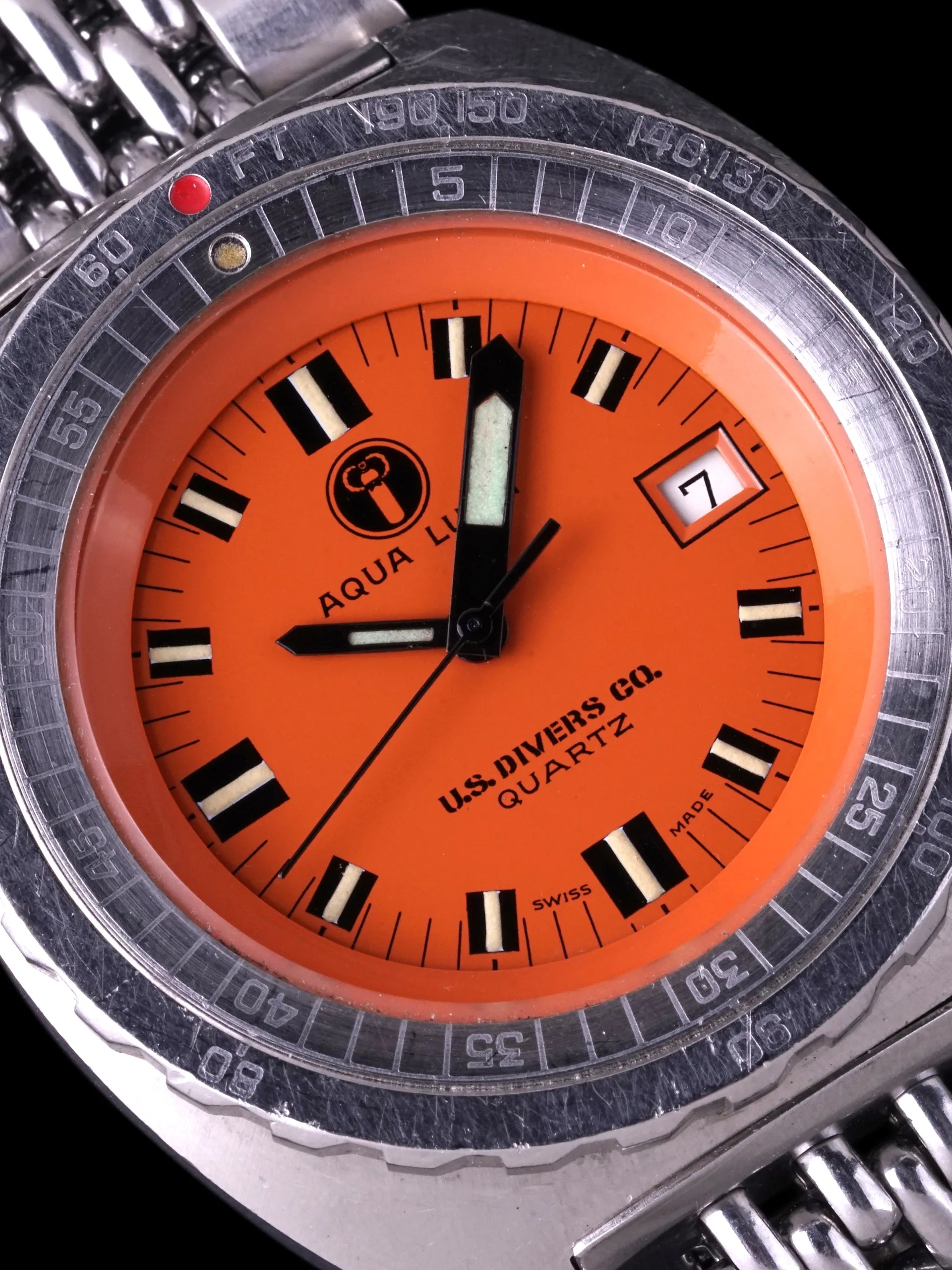 1970s Aqua Lung Quartz Diver (Ref. 7336-000) "U.S Divers Co."