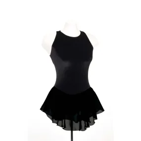 88 Figure Skating Trilogy Dress Black Velvet