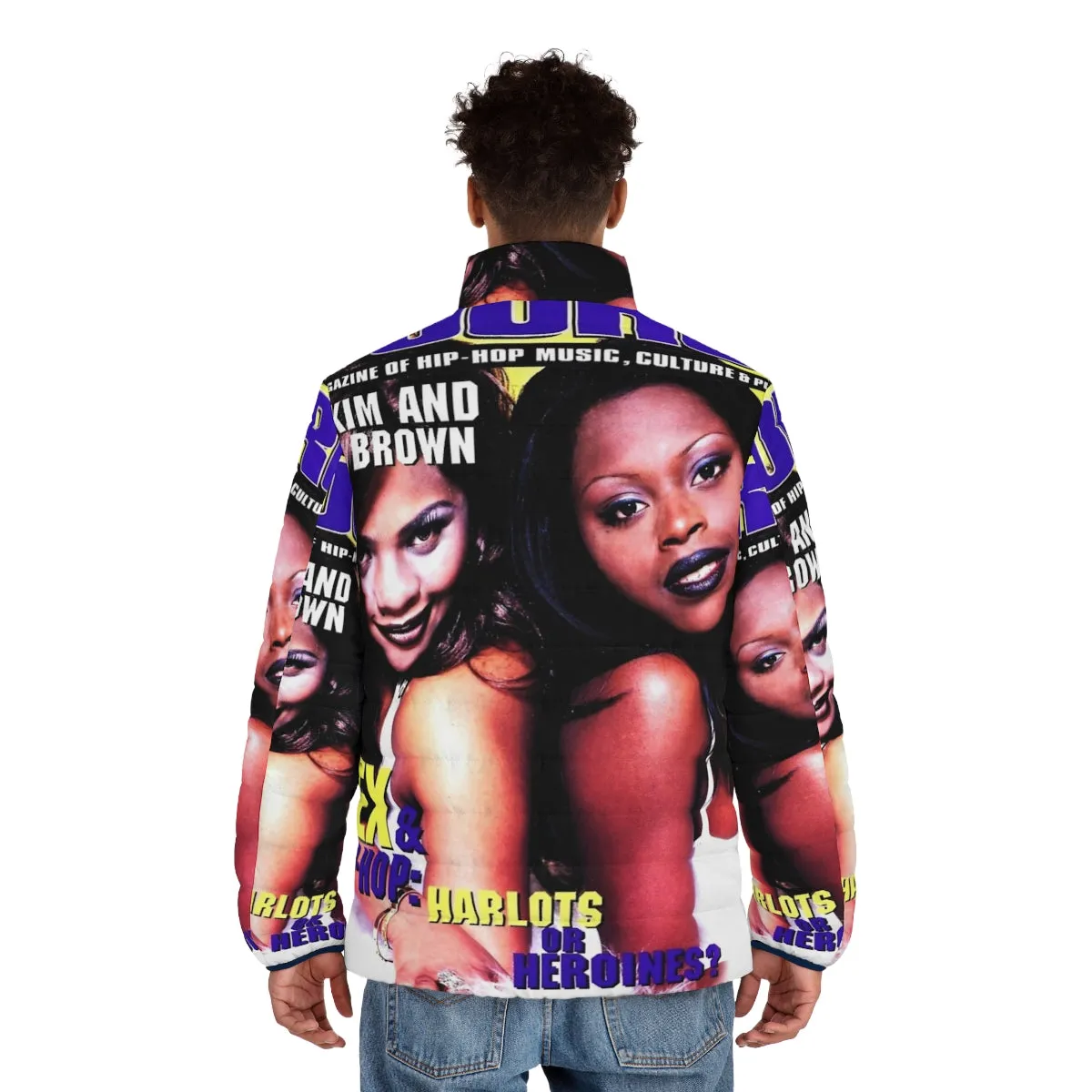 90s Puffer Jacket for Hip Hop and Rap Music Fans