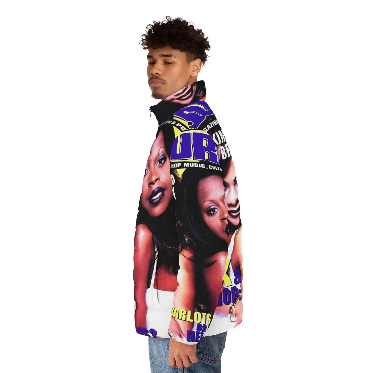 90s Puffer Jacket for Hip Hop and Rap Music Fans