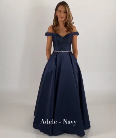 Adele by Tiffanys Bardot ballgown prom dress 6 colours ON SALE