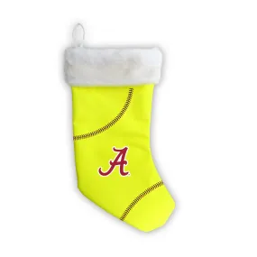 Alabama Crimson Tide Softball Christmas Stocking