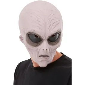 Alien Latex Mask Adult Purple