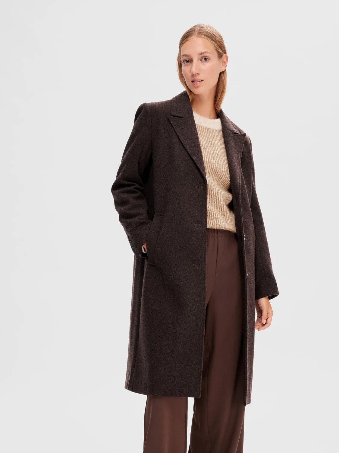 Alma Wool Coat - Java