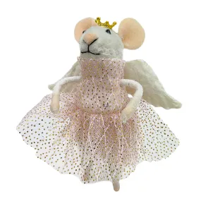 Angel Mouse Felt Ornament