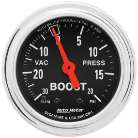 AutoMeter Traditional Chrome Analog Gauges 2401