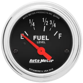 AutoMeter Traditional Chrome Analog Gauges 2518