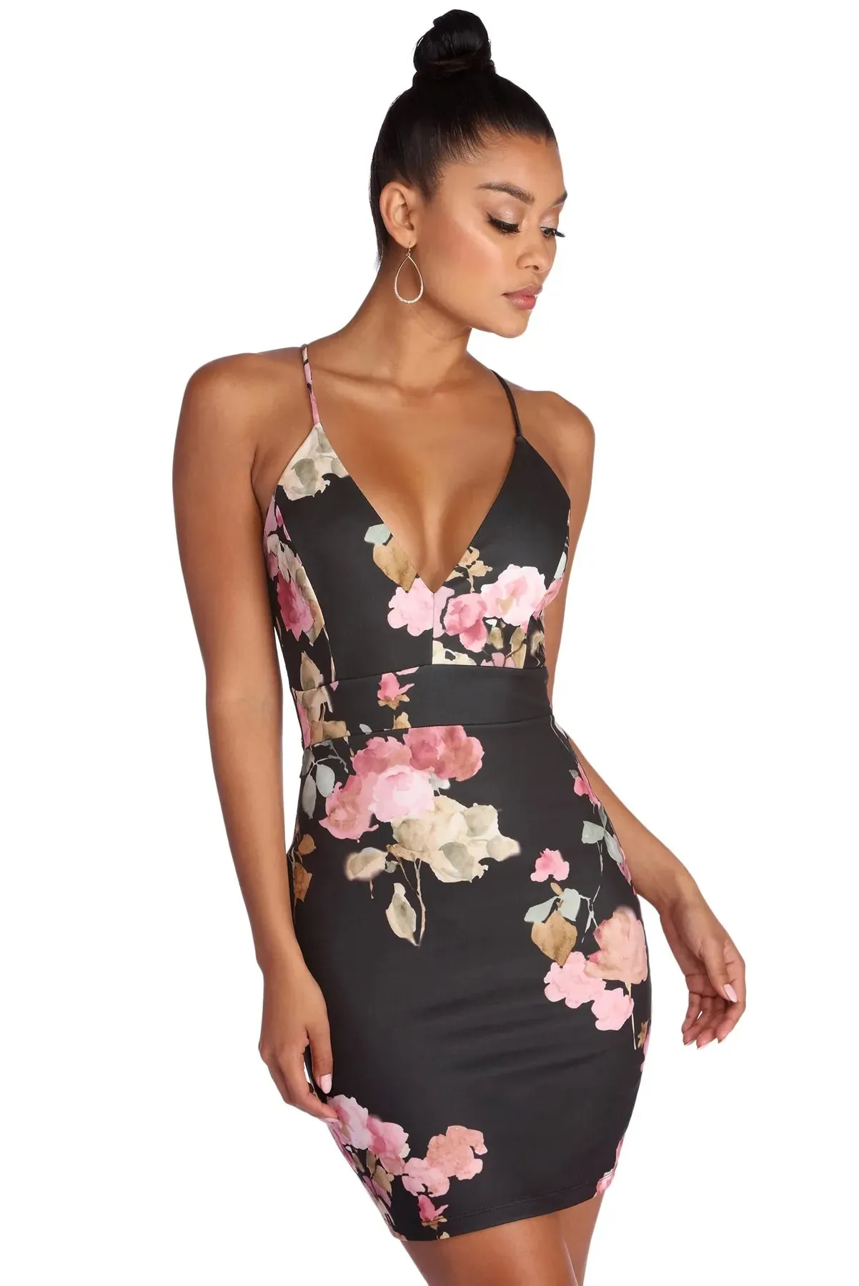 Blossom With Beauty Bodycon Dress