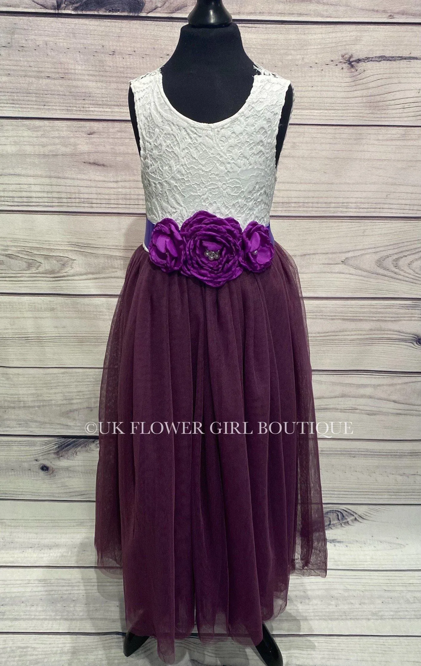 Bohemian Classic Dress - Purple Plum