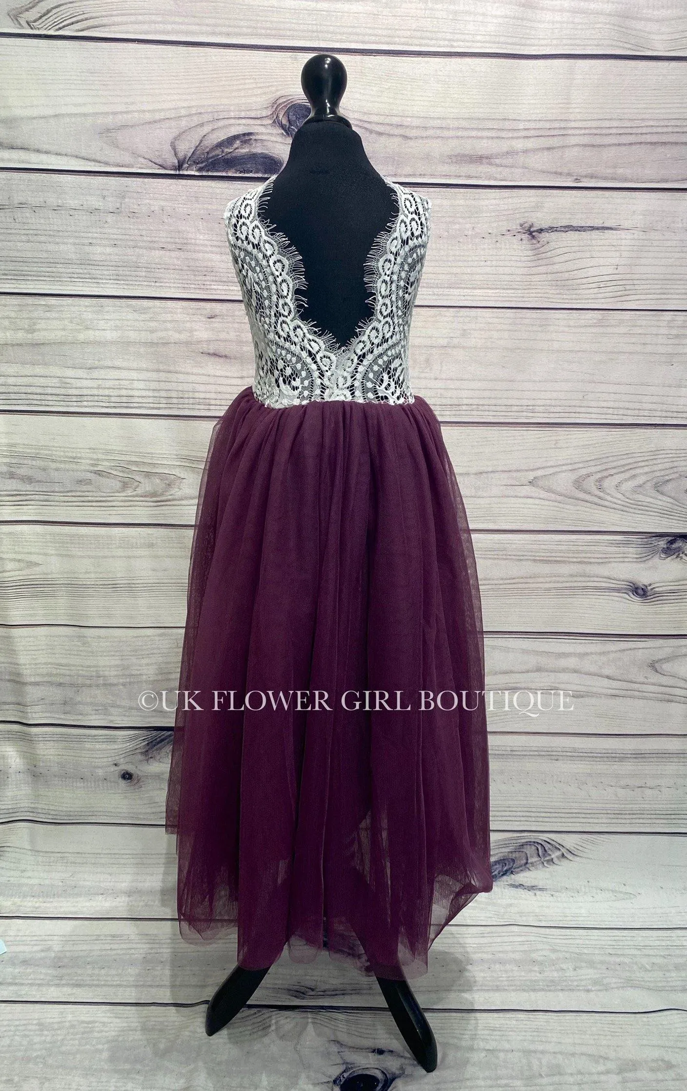 Bohemian Classic Dress - Purple Plum