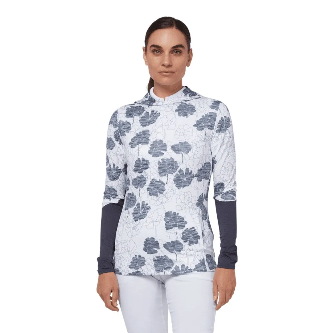 Callaway Ladies Cut Out Floral Golf Pullover CGKJSD02