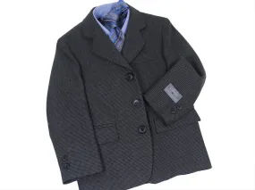 Calvin 1477 Boy's Sport Coat - Mini-Houndstooth - Gray