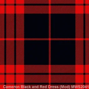 Cameron Black and Red Dress Modern