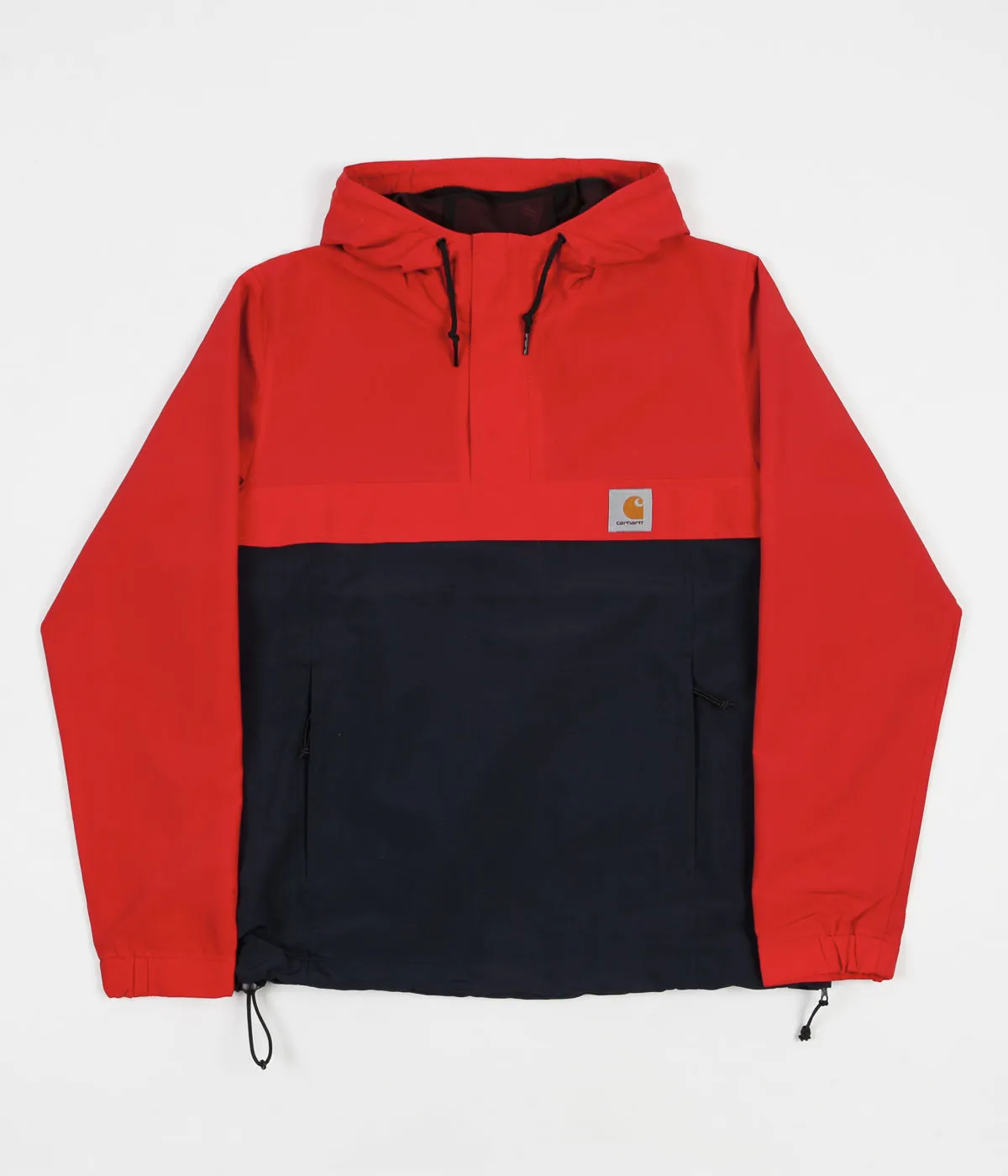 Carhartt Nimbus Two Tone Pullover Jacket - Goji / Dark Navy