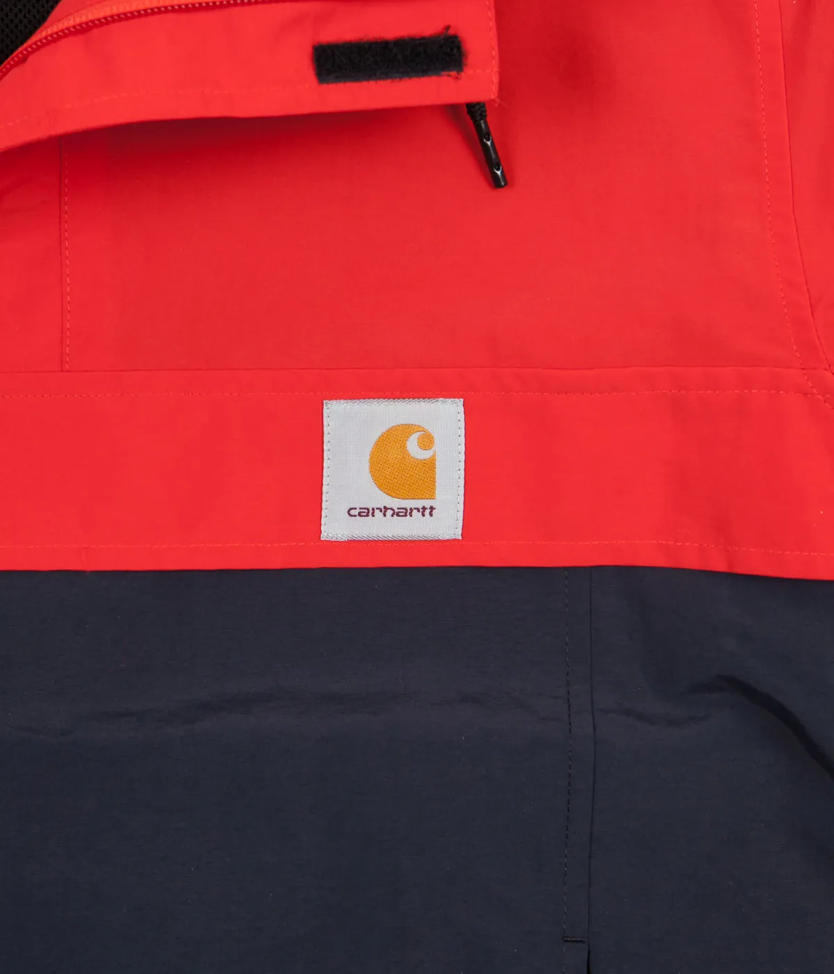 Carhartt Nimbus Two Tone Pullover Jacket - Goji / Dark Navy