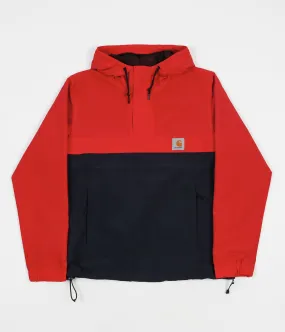 Carhartt Nimbus Two Tone Pullover Jacket - Goji / Dark Navy