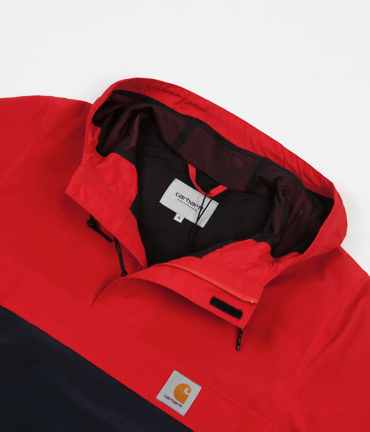 Carhartt Nimbus Two Tone Pullover Jacket - Goji / Dark Navy