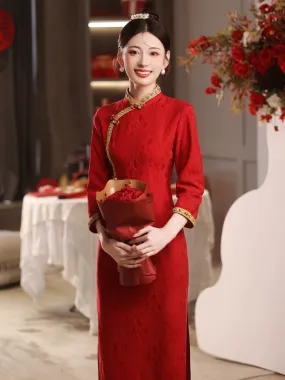 Cheongsam for Tea Ceremony, Traditional Chinese Dress, Embrace