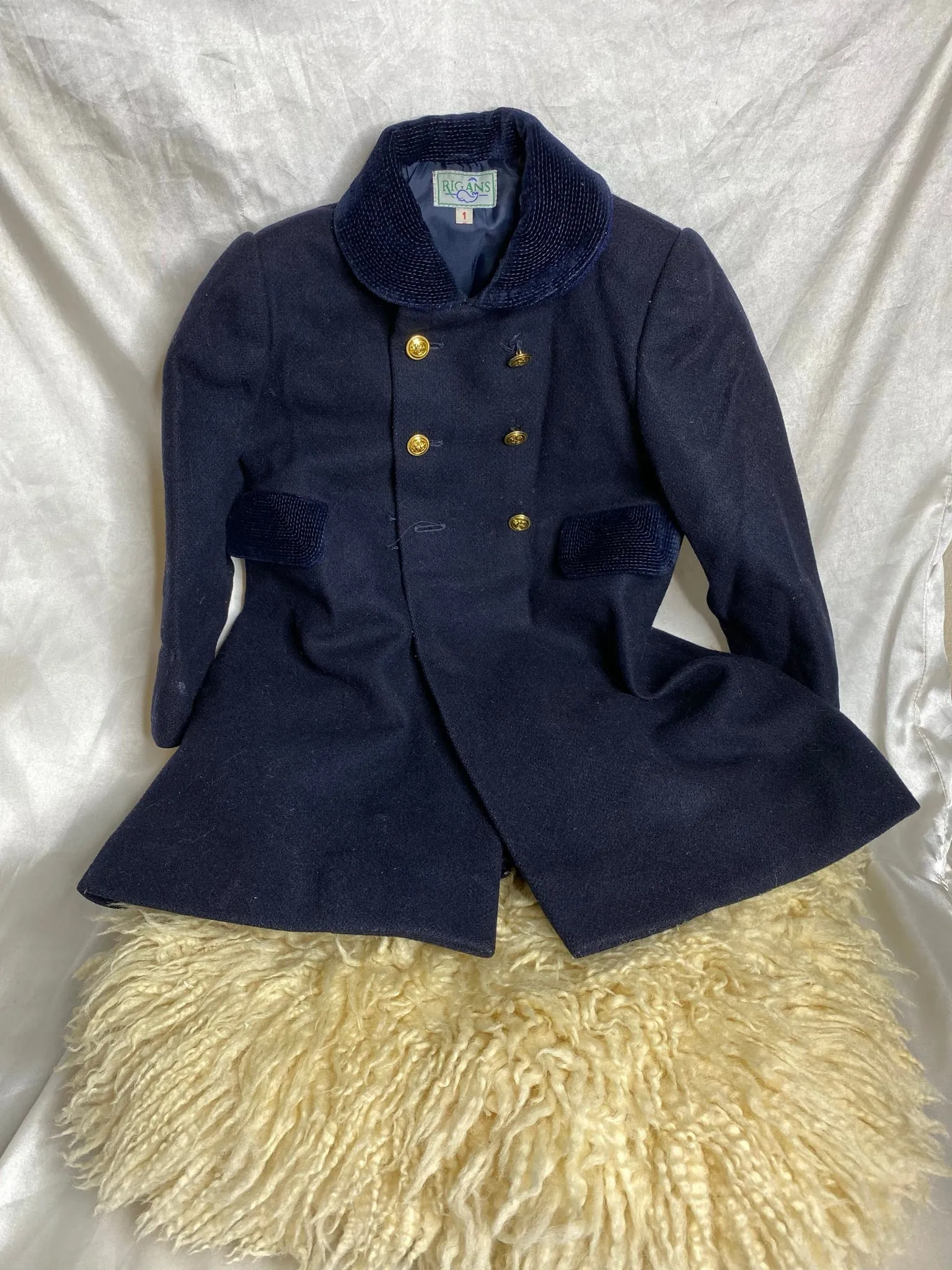 Children's Salon  100% Wool English Stylish Coat - 1 years Old