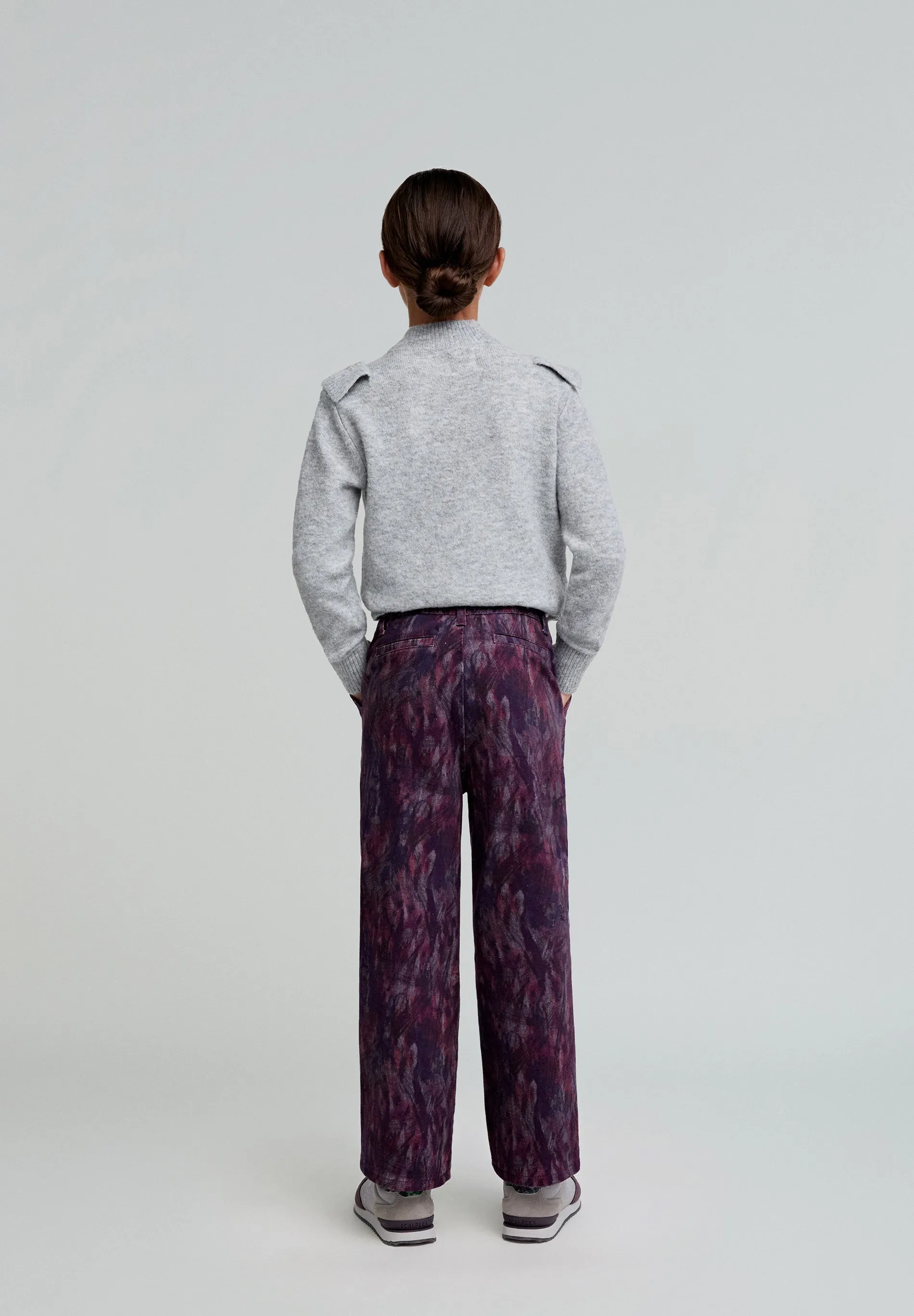 CHINO PRINT PANTS GIRLS