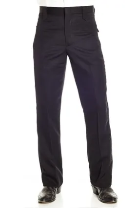 Circle S Mens Black Western Poly Blend Ranch Dress Pant 36