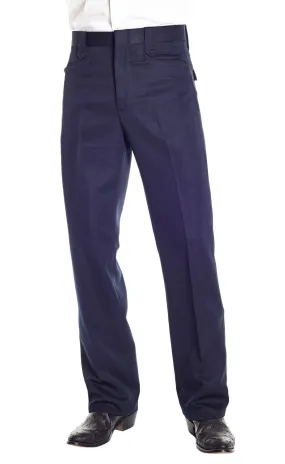 Circle S Mens Navy Polyester Ranch Dress Pants