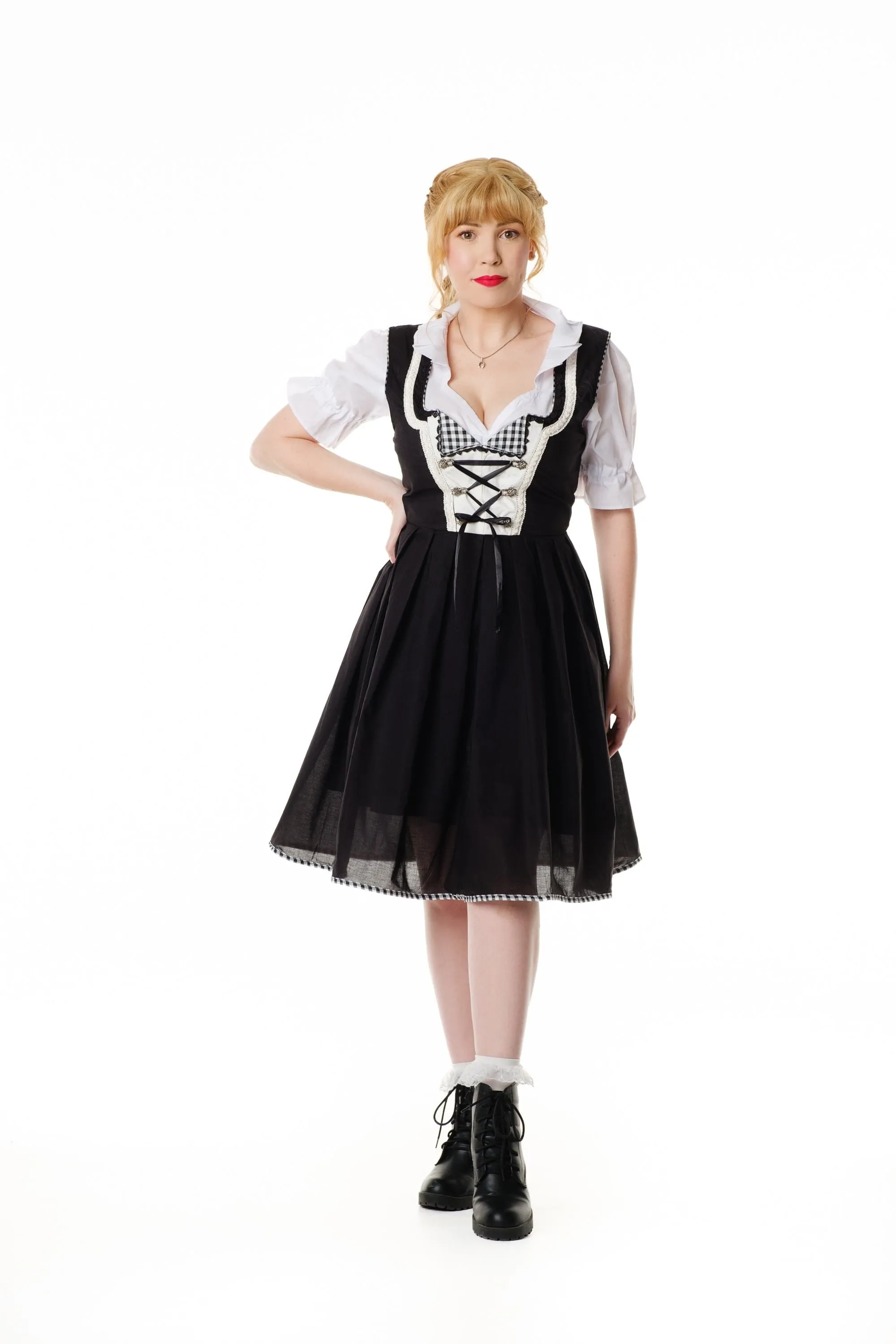 Clara Traditional Oktoberfest German Beer Girl Costume Dirndl