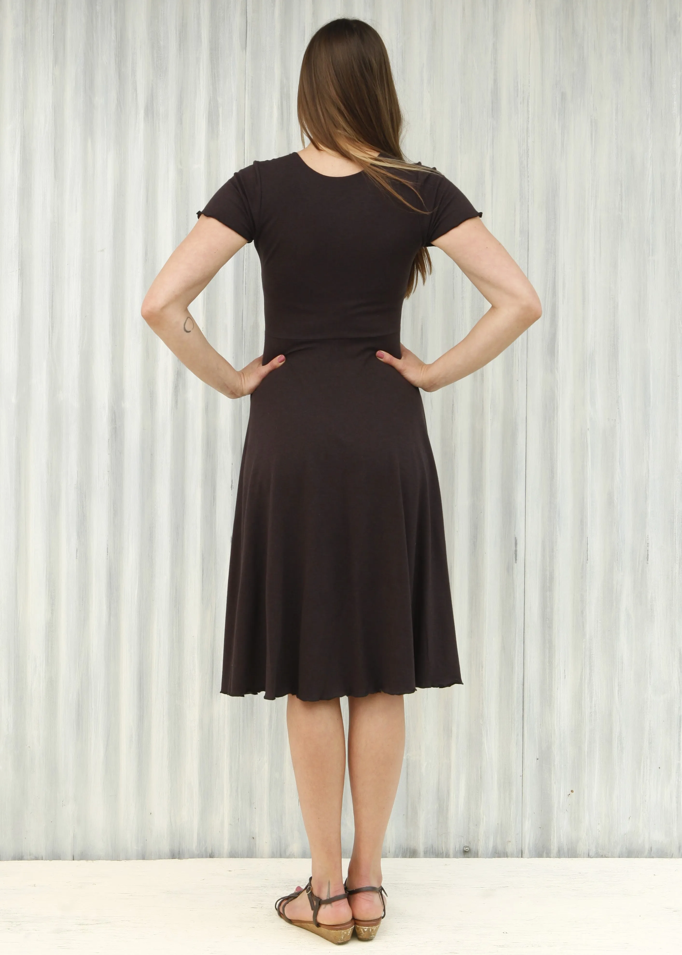 Coffee Charlotte Dress