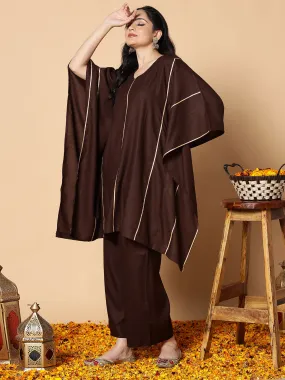 Coffee Festive Kaftan Kurta - Celebrations