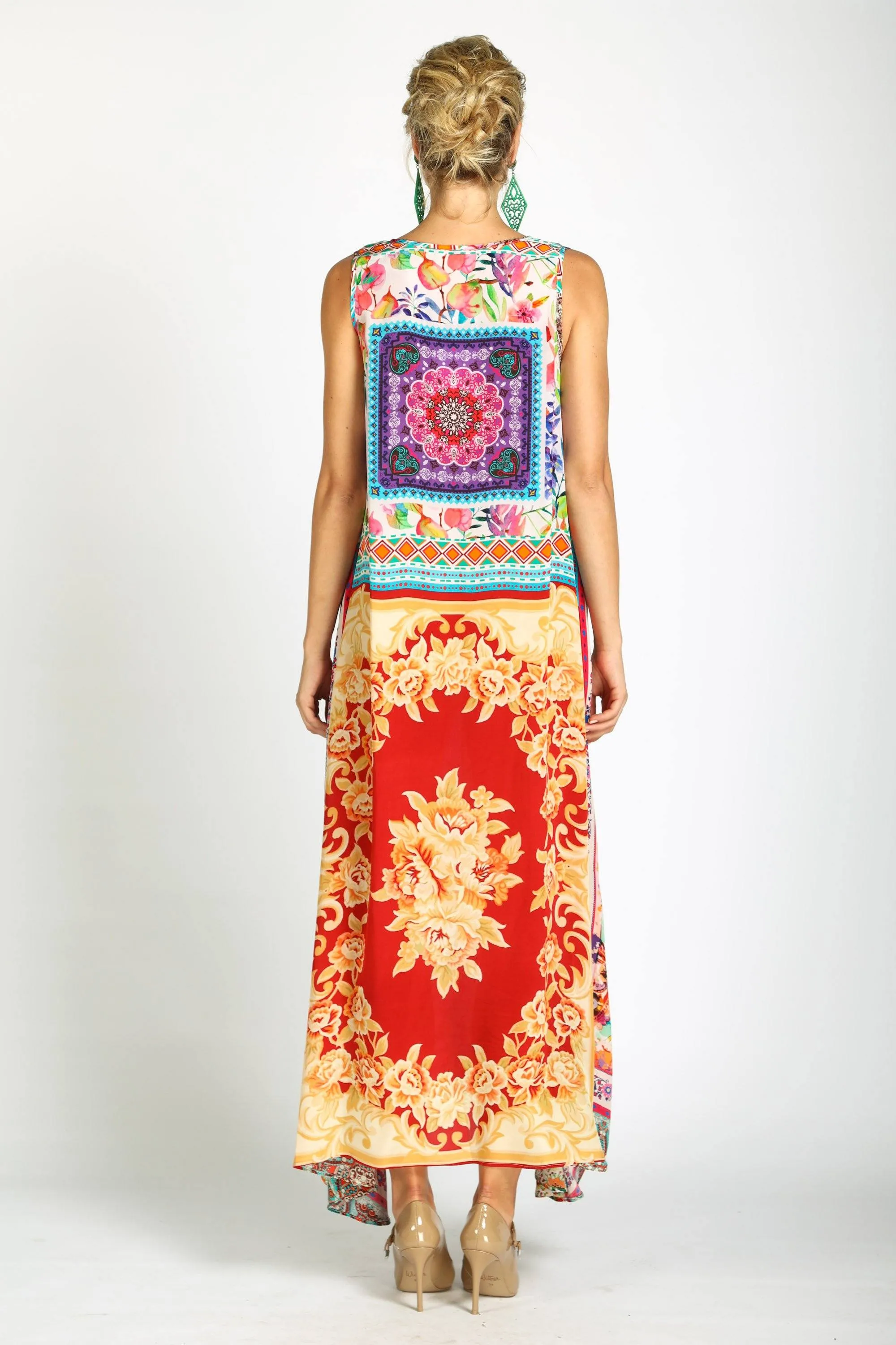 DAMASCUS - SLEEVELESS MAXI DRESS