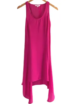 Dark Winter Deep Rose Sleeveless Dress