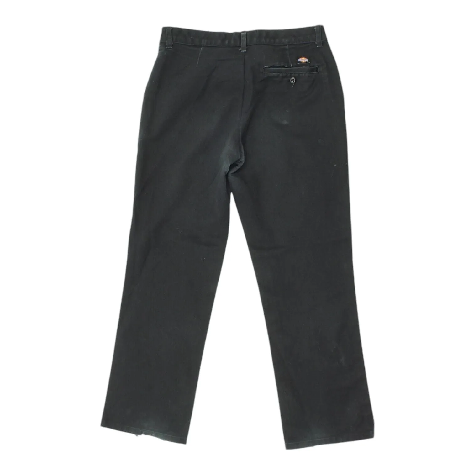 Dickies Womens Black Chino Work Trousers | Vintage Workwear Pants VTG