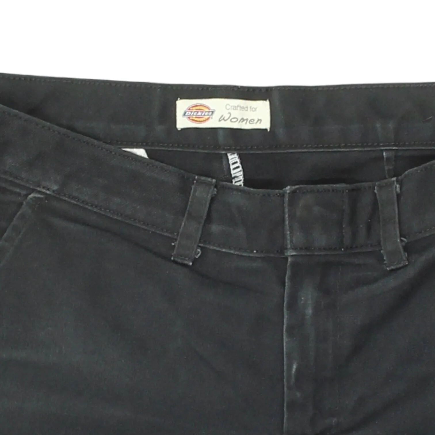 Dickies Womens Black Chino Work Trousers | Vintage Workwear Pants VTG