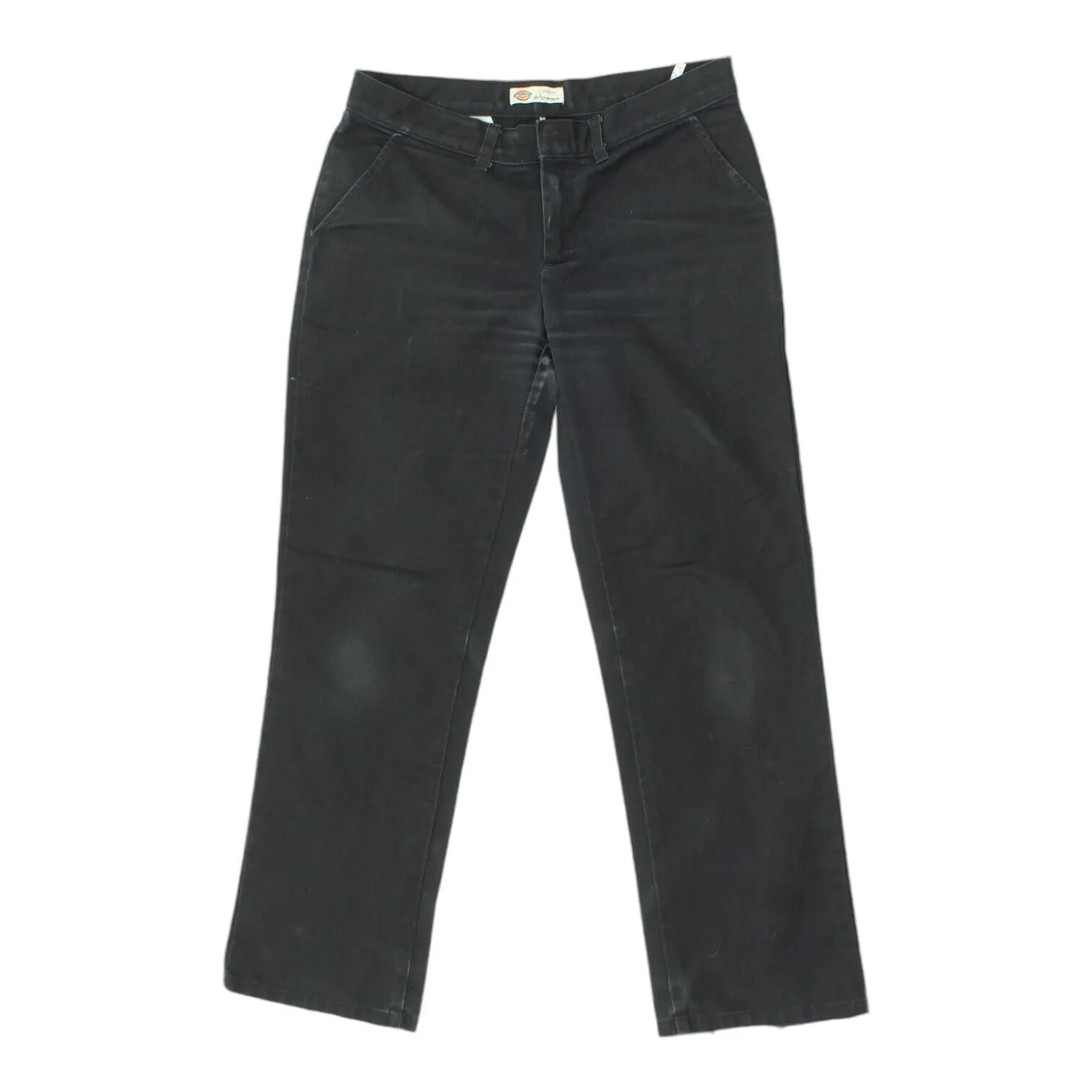 Dickies Womens Black Chino Work Trousers | Vintage Workwear Pants VTG