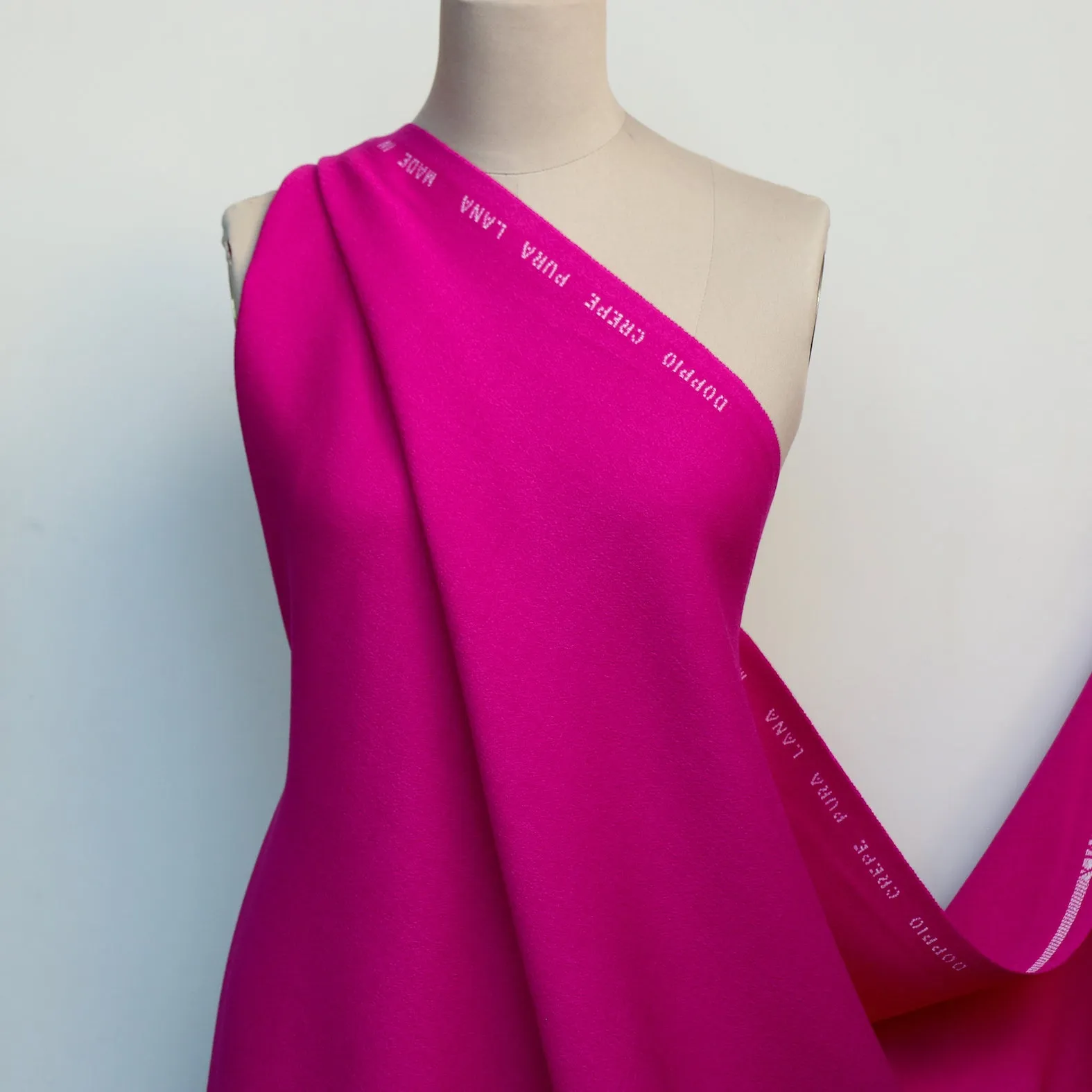 Doppio Crepe Fuchsia Pink