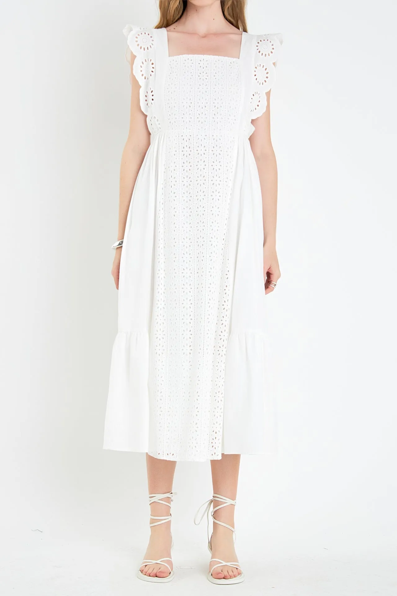 Eyelet Maxi Dress