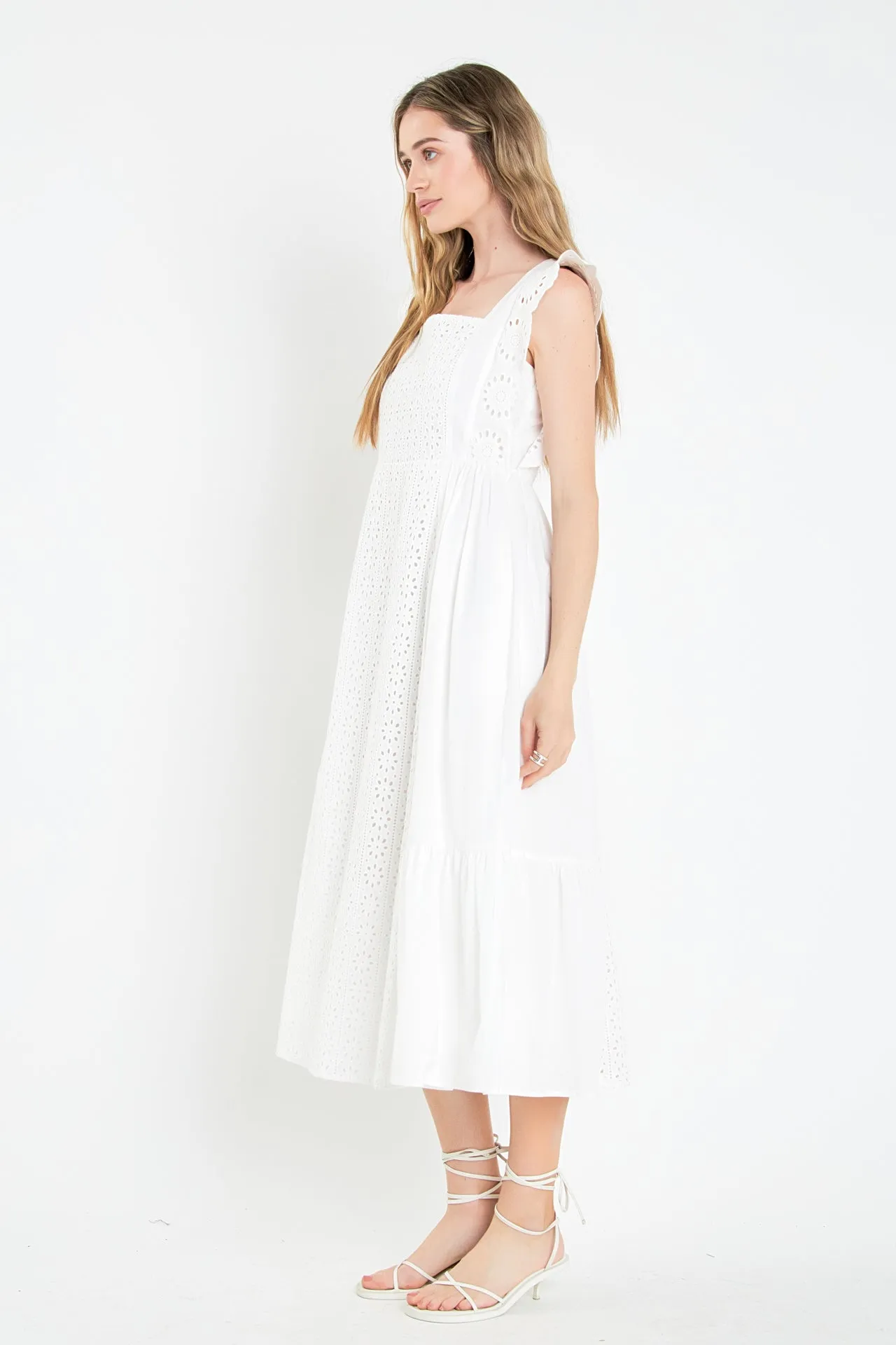 Eyelet Maxi Dress