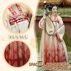 Floral Pattern Chinese Traditional Dress Hanfu