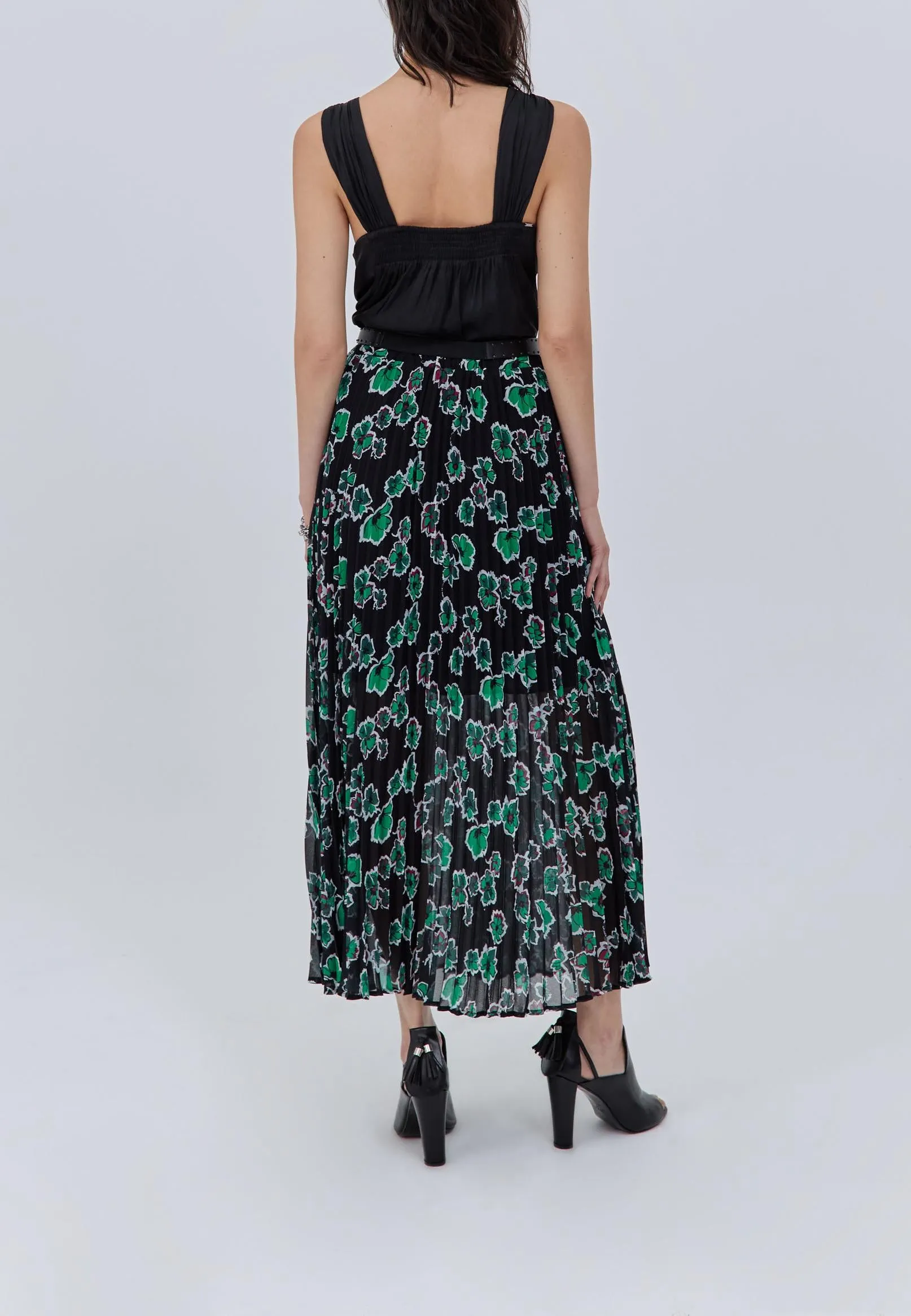 Floral Print Maxi Skirt