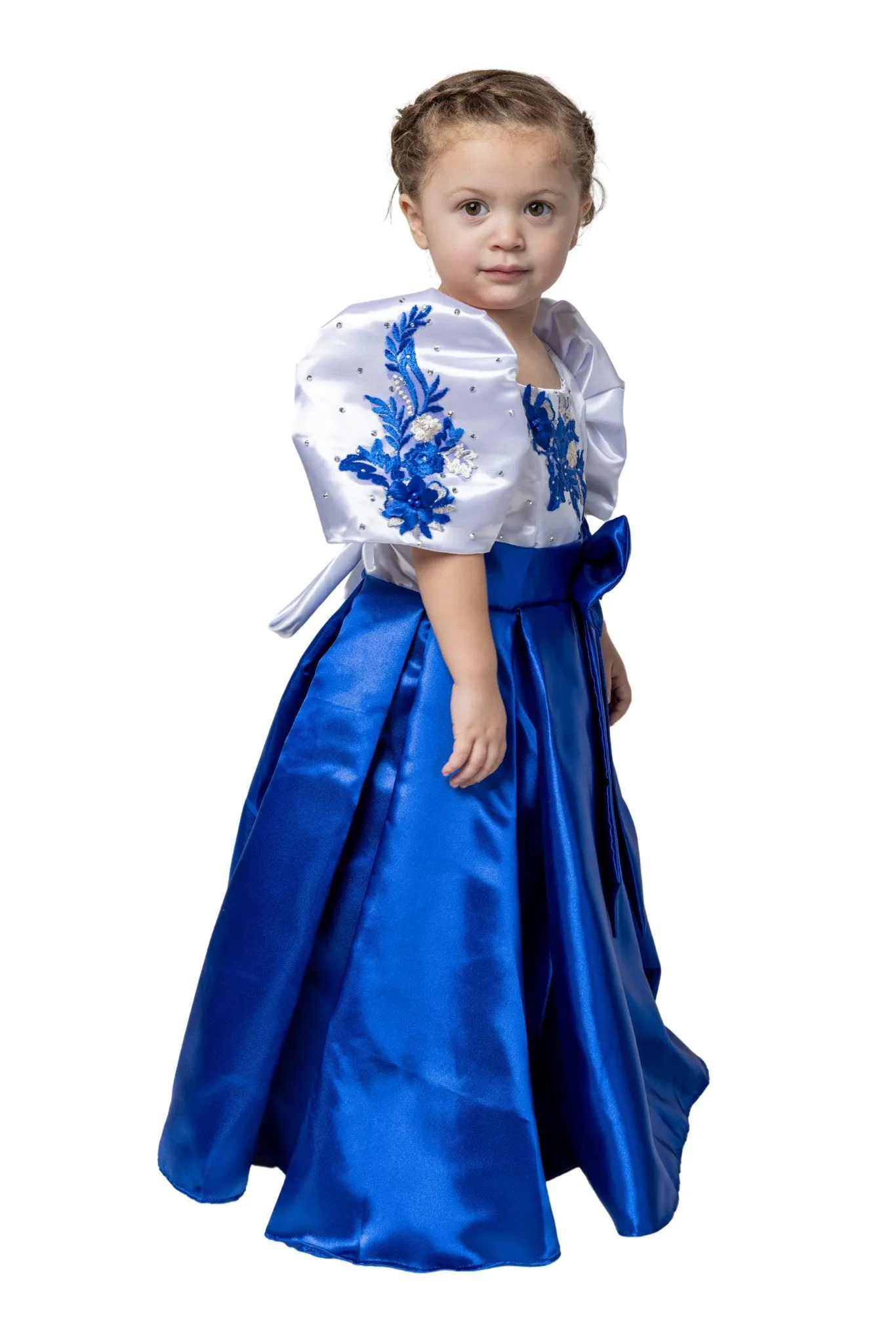 GD05 - Filipiniana Princess Dress Blue