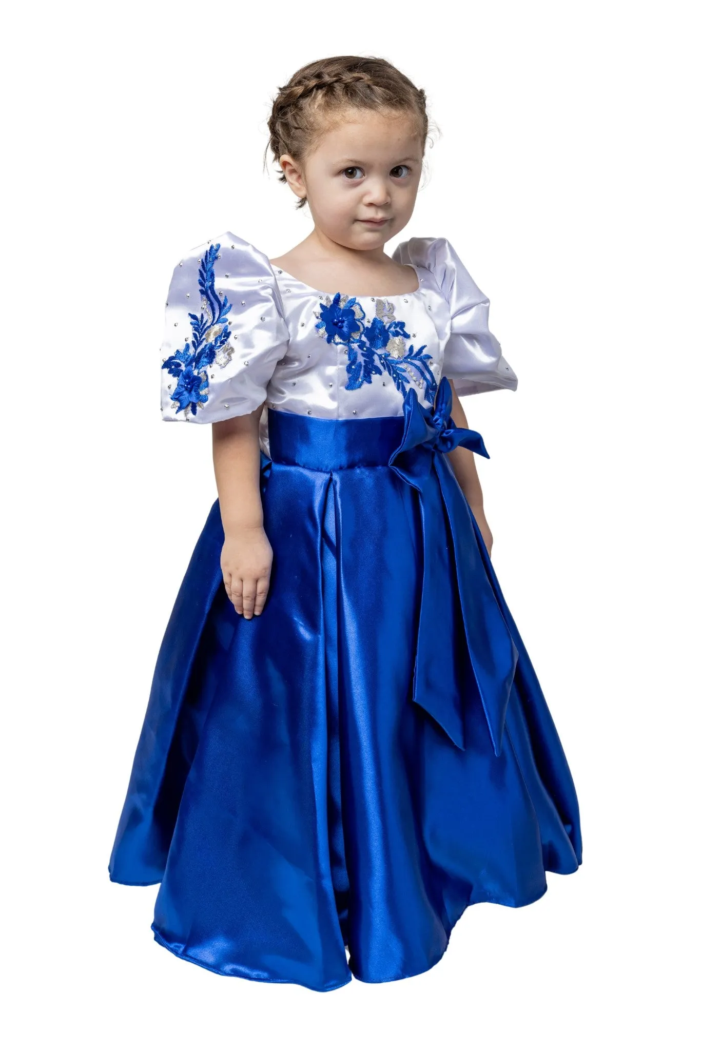 GD05 - Filipiniana Princess Dress Blue