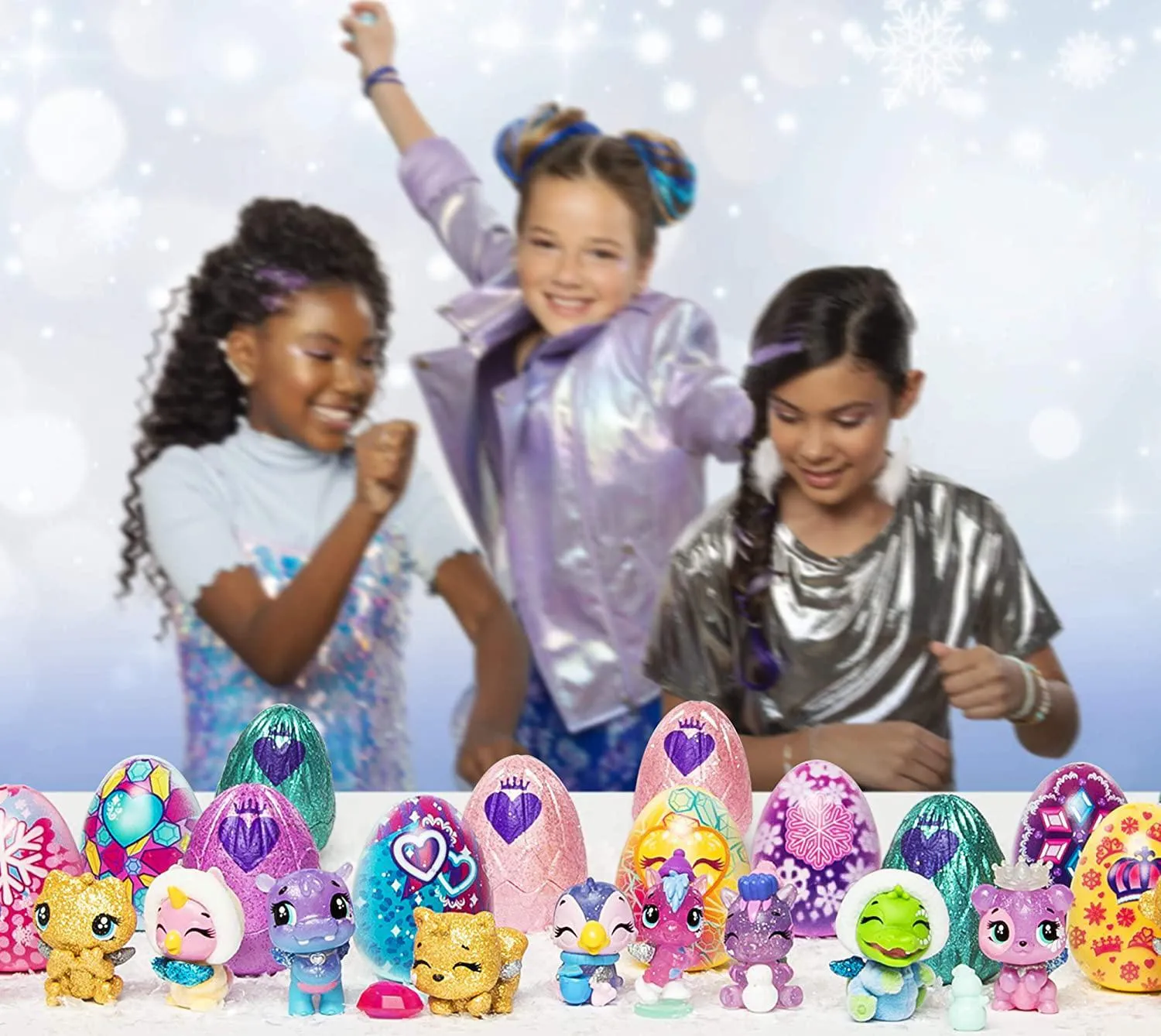 Hatchimals CollEGGtibles Surprise Eggs, Royal Multipack with 4 Hatchimals and Accessories, for Kids Aged 5 and up (Styles May Vary)