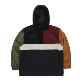 HF CORDUROY HOODED ANORAK JACKET CLASSIC NAVY