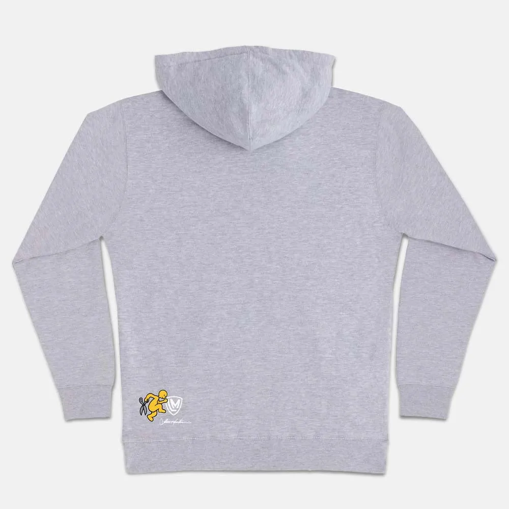 Independent Trucks - Lance Mountain Ransom Pullover Hooded Sweatshirt - Grey Heather