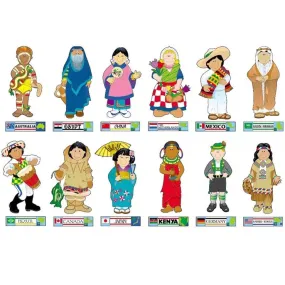 International Kids Bulletin Board Set