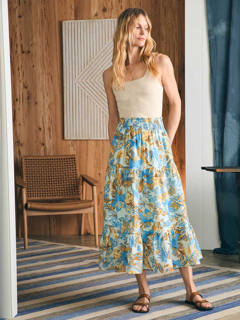 Ivy Maxi Skirt - Paradise Blossom