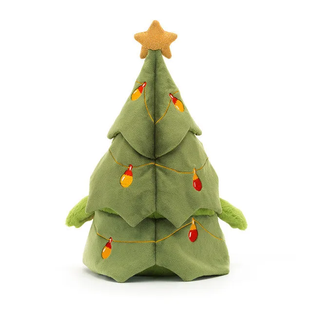 JellyCat Christmas tree Ricky rain frog