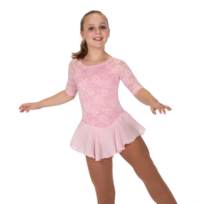 Jerry's Girl's 653 Flora Lace Figure Skating Dress