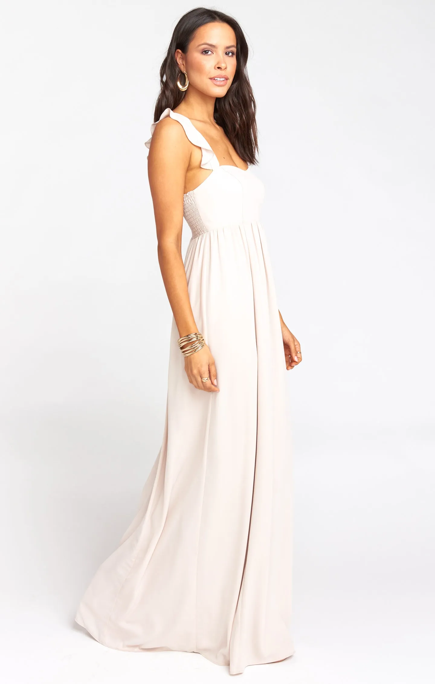 June Maxi Dress ~ Show Me the Ring Crisp